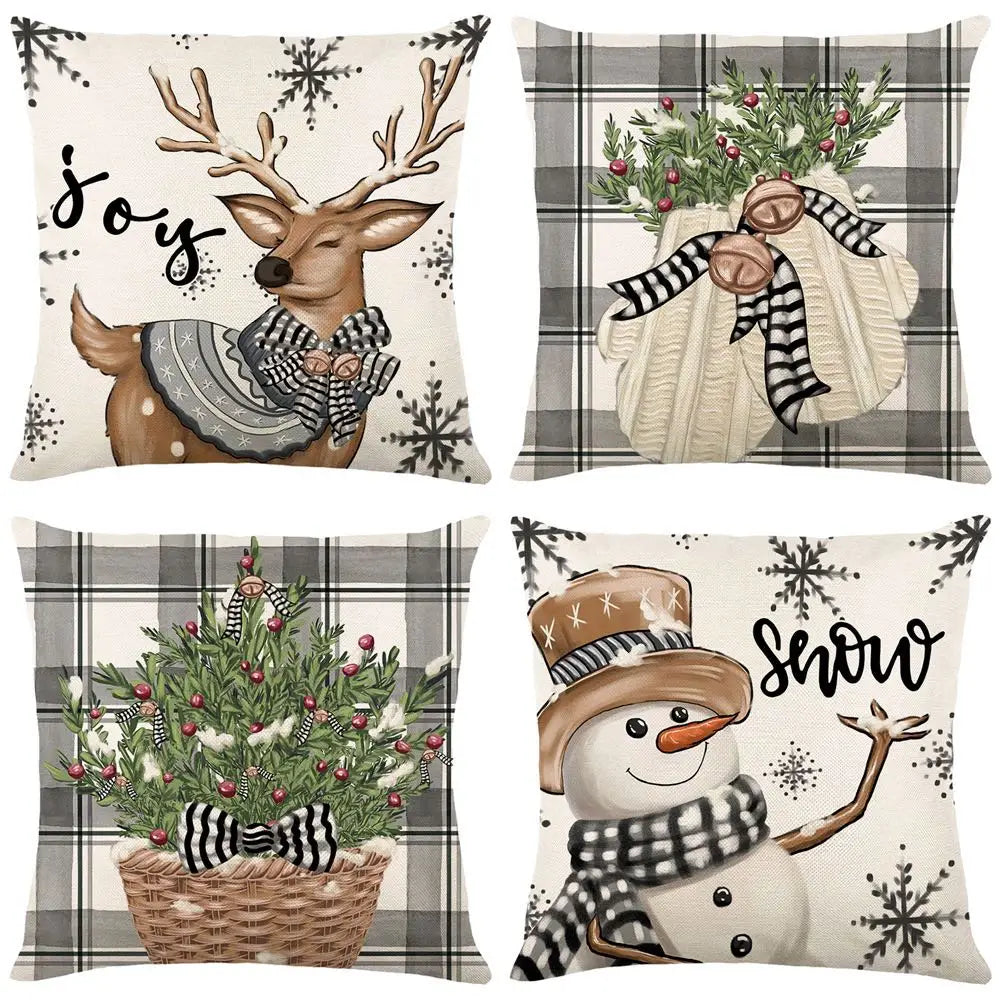 45cm Merry Christmas Cushion Cover