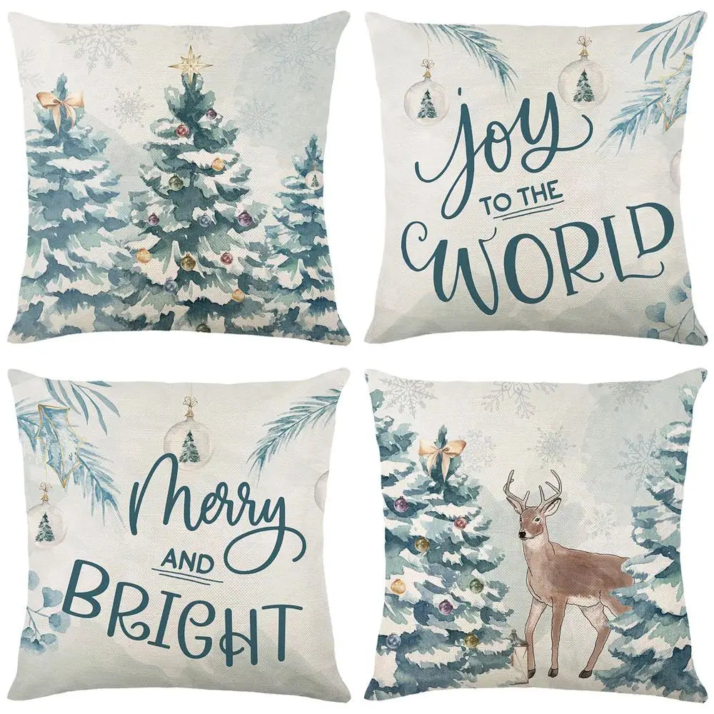 45cm Merry Christmas Cushion Cover