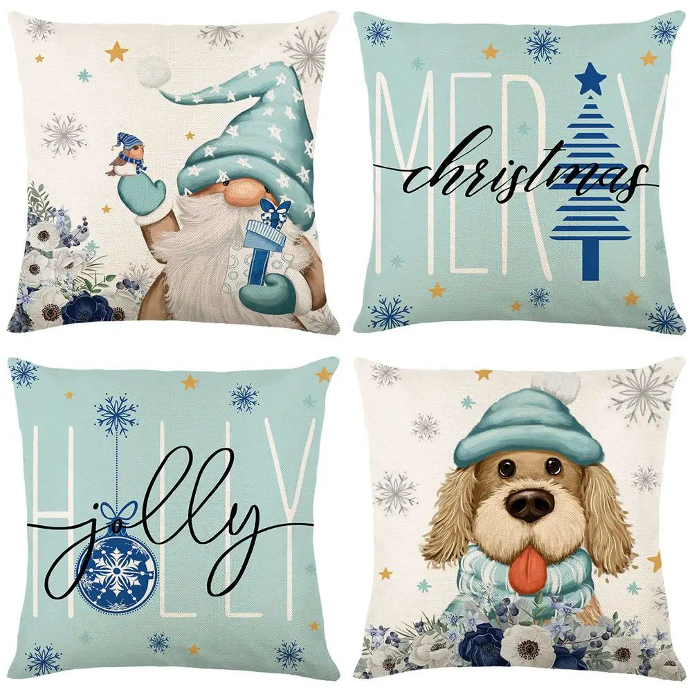 45cm Merry Christmas Cushion Cover