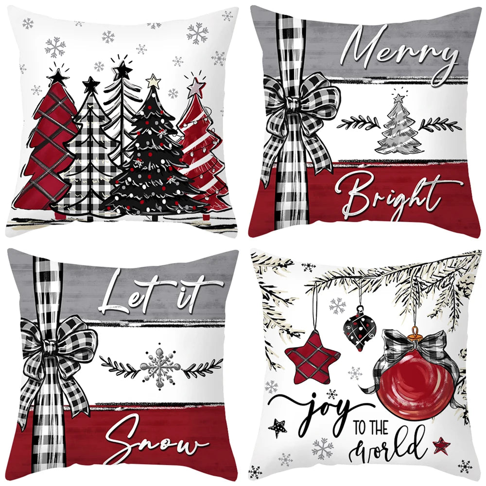 45cm Merry Christmas Cushion Cover