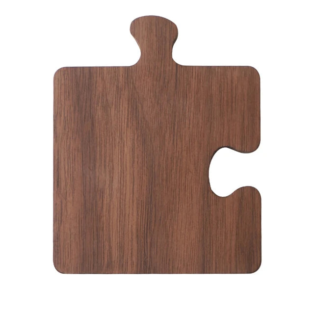 4pcs/Set Walnut Puzzle Coaster