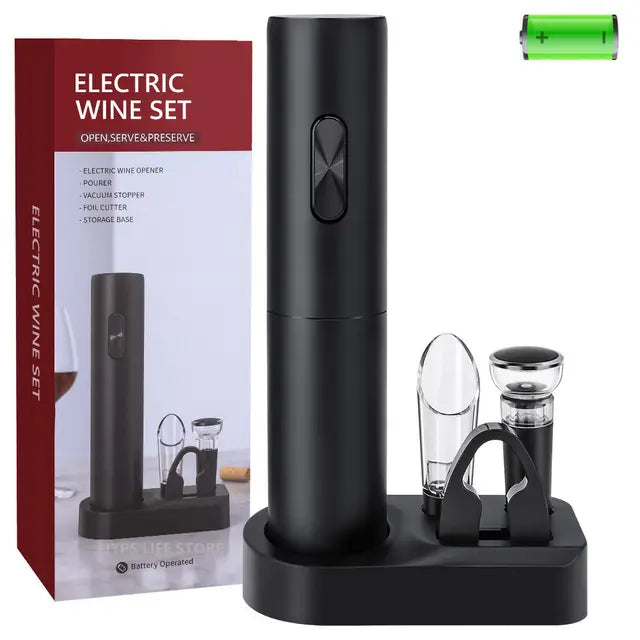 5 in1 Electric Wine Opener Set