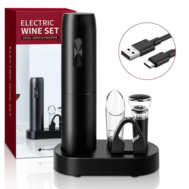 5 in1 Electric Wine Opener Set