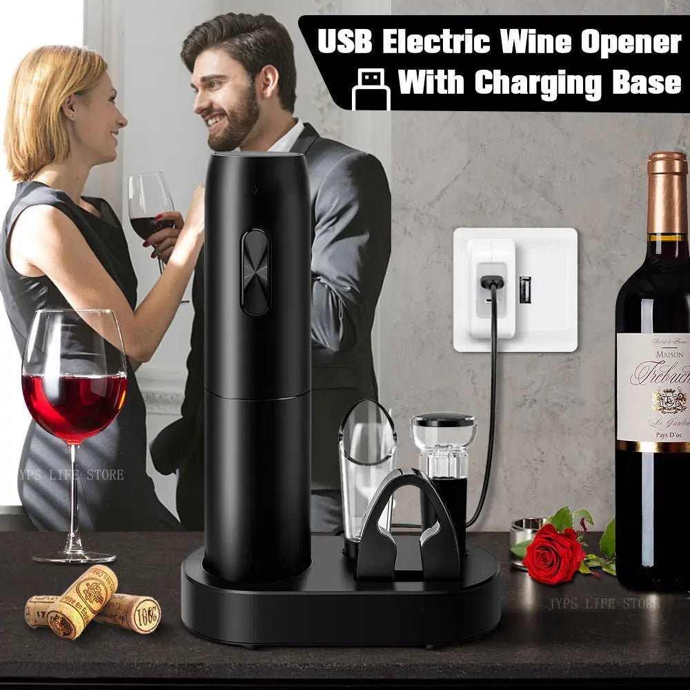 5 in1 Electric Wine Opener Set