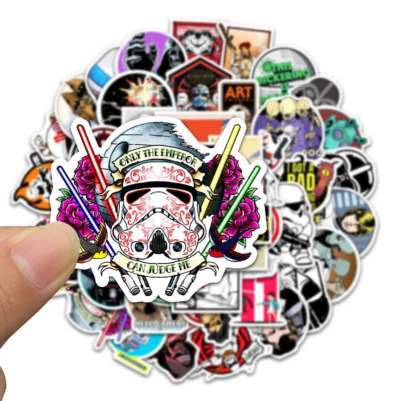 50Pcs Disney Star Wars Stickers