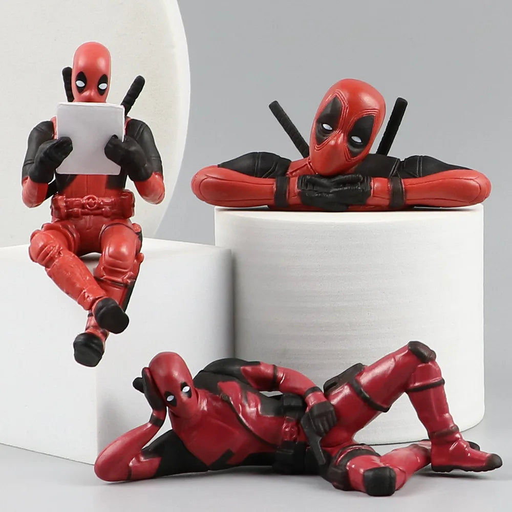 6 Desk Decoration Deadpool Toys