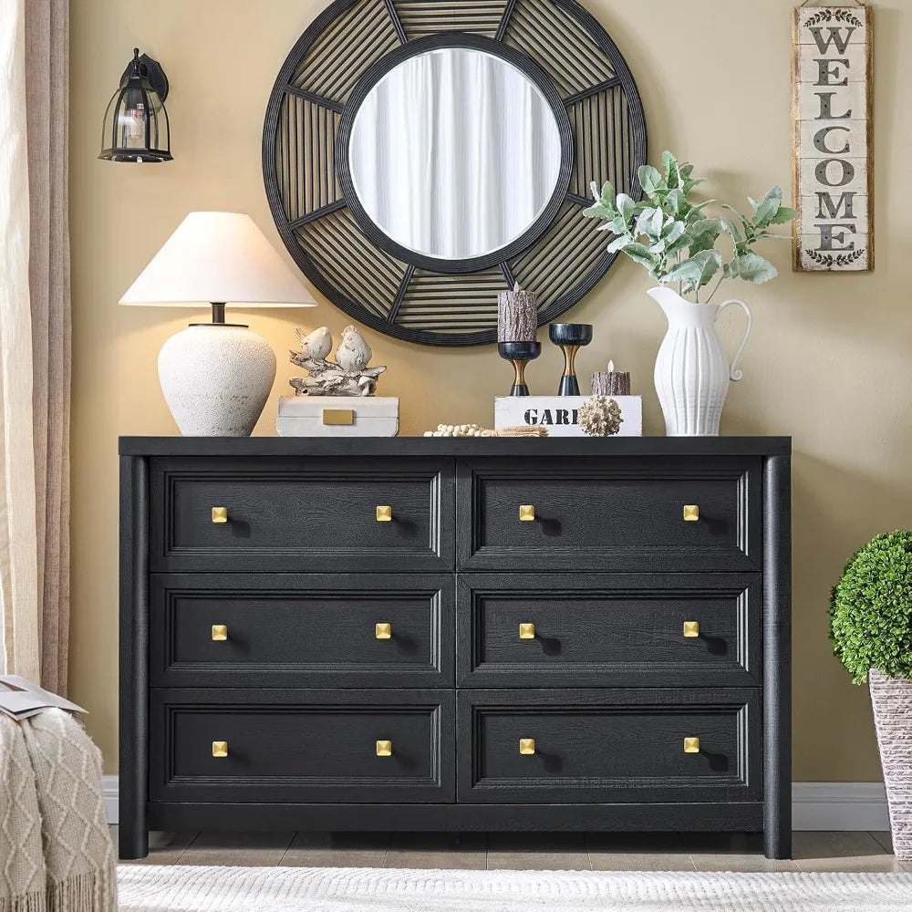 6 & 8 Drawer Modern Dresser