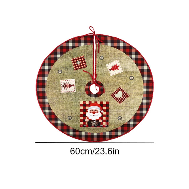 60-120cm Christmas Tree Skirt Carpet