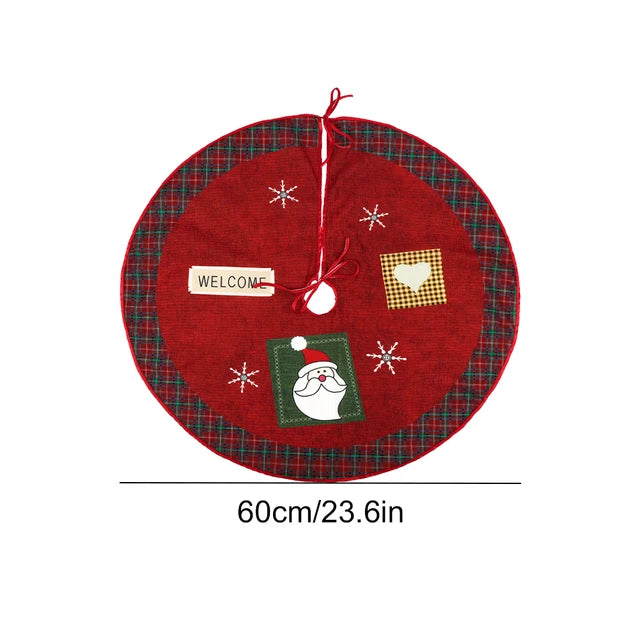 60-120cm Christmas Tree Skirt Carpet