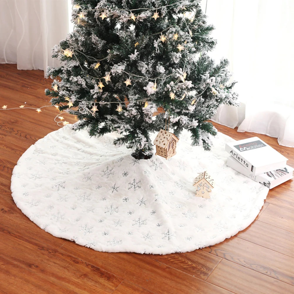 60-120cm Christmas Tree Skirt Carpet