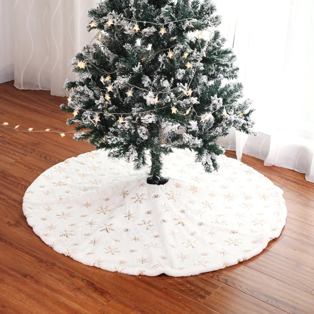 60-120cm Christmas Tree Skirt Carpet