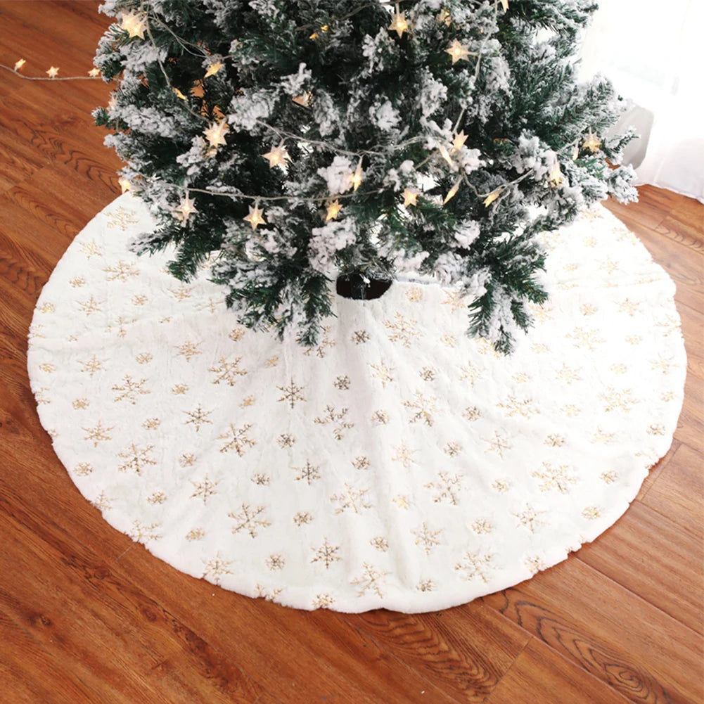 60-120cm Christmas Tree Skirt Carpet