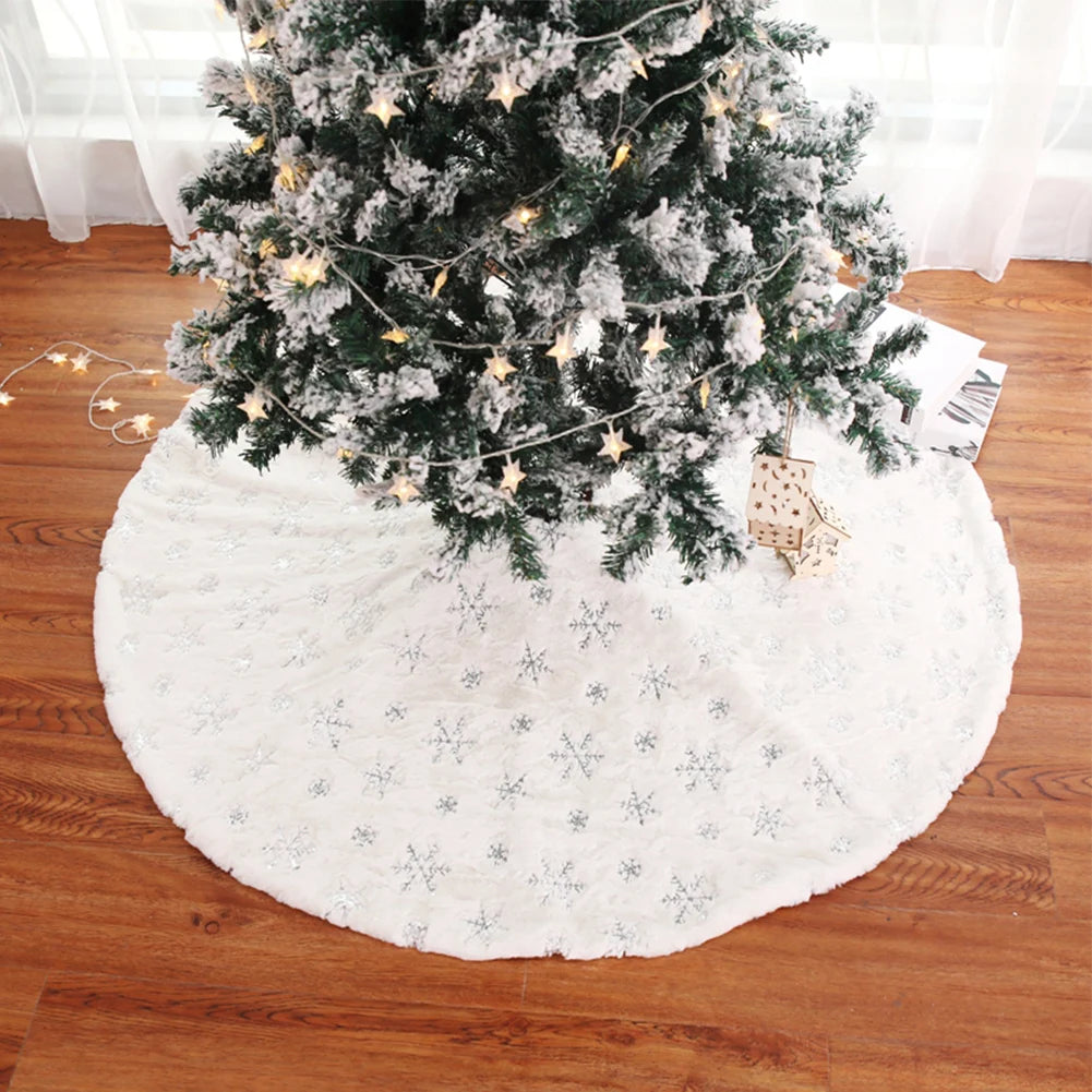 60-120cm Christmas Tree Skirt Carpet