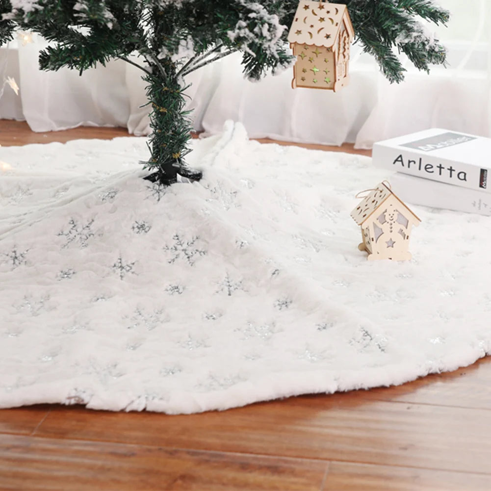 60-120cm Christmas Tree Skirt Carpet