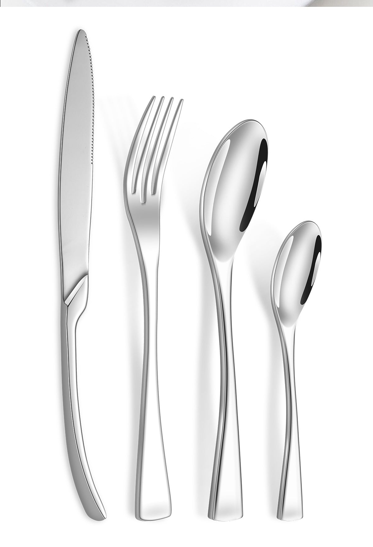 4pcs/24Pcs 304 Stainless Steel Silverware set