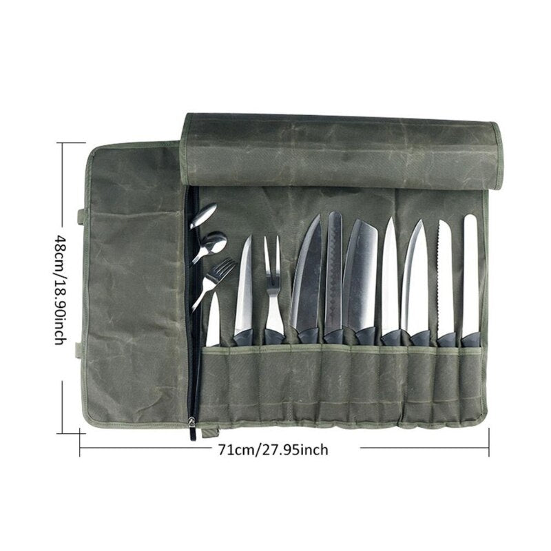 Portable Kitchen Cooking Chef Knife Bag