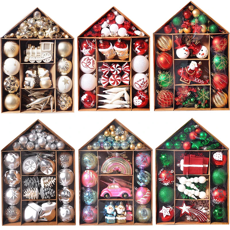 70pcs Full Christmas Ornament Kit