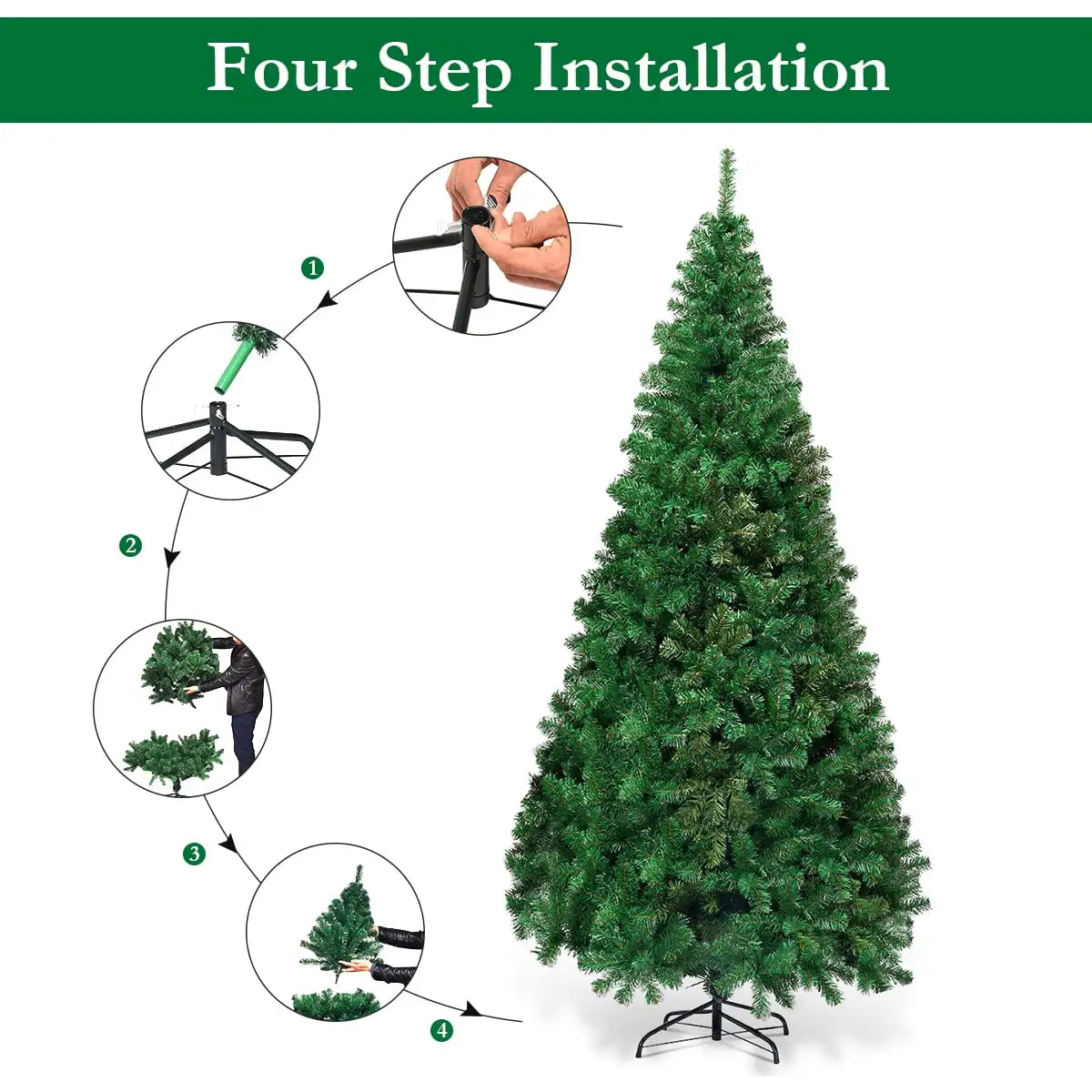 7Ft Artificial PVC Christmas Tree