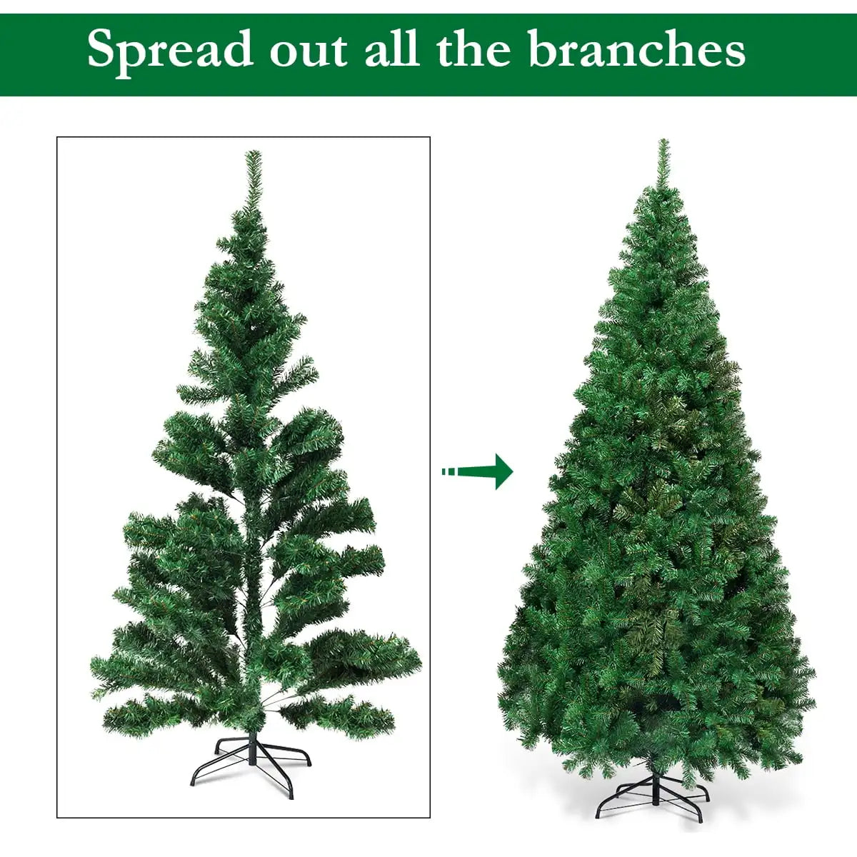 7Ft Artificial PVC Christmas Tree