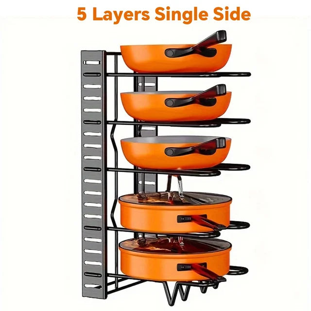 8-Tier Duty Pot Rack/ Organizer