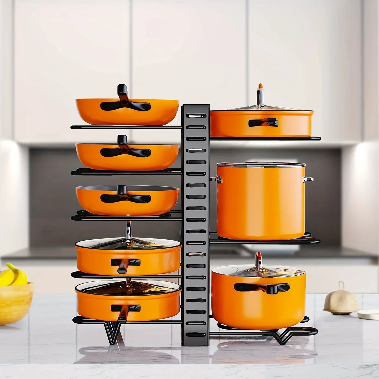 8-Tier Duty Pot Rack/ Organizer