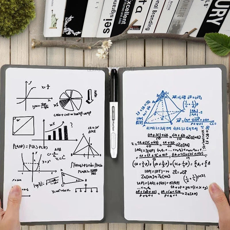 A5 Reusable Whiteboard Notebook