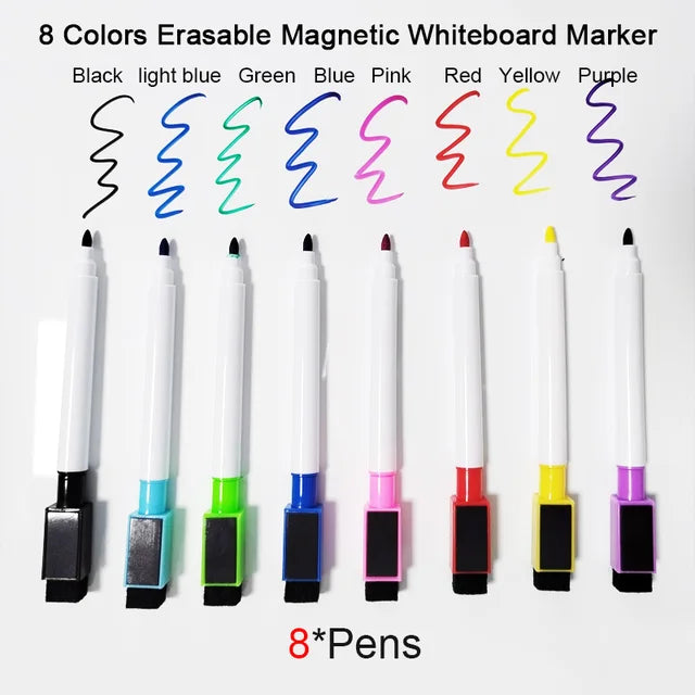 Magnetic Dry Erase Whiteboard Set