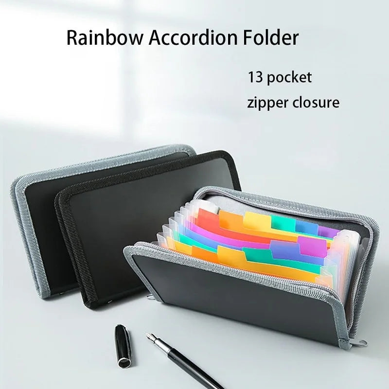 A6 Colorful Expanding File Folder Bag