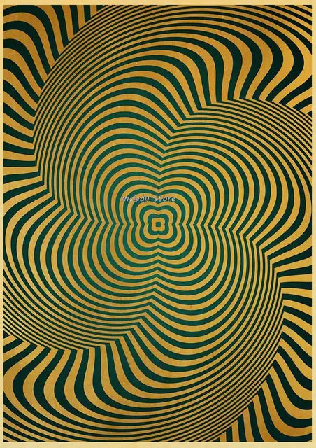 Abstract Optical Illusions Poster Prints