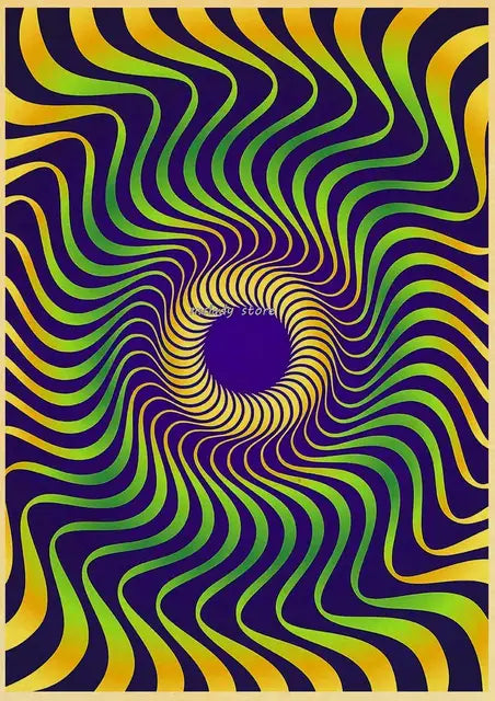 Abstract Optical Illusions Poster Prints