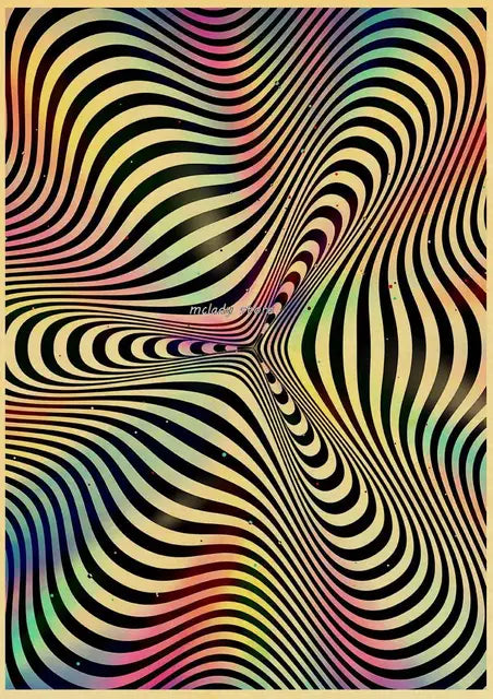 Abstract Optical Illusions Poster Prints