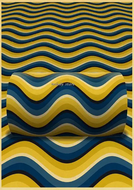 Abstract Optical Illusions Poster Prints