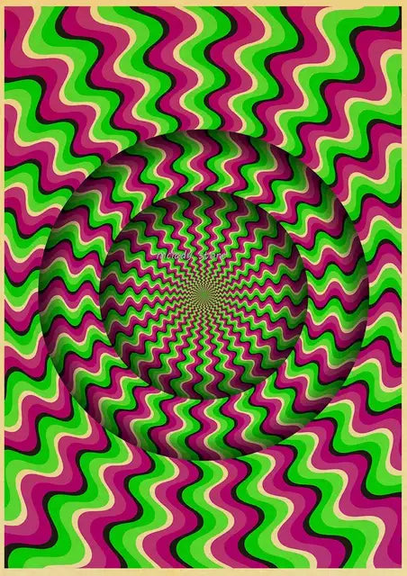 Abstract Optical Illusions Poster Prints