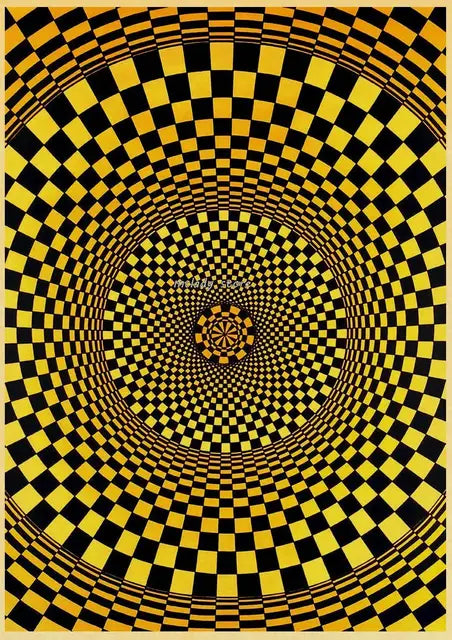 Abstract Optical Illusions Poster Prints