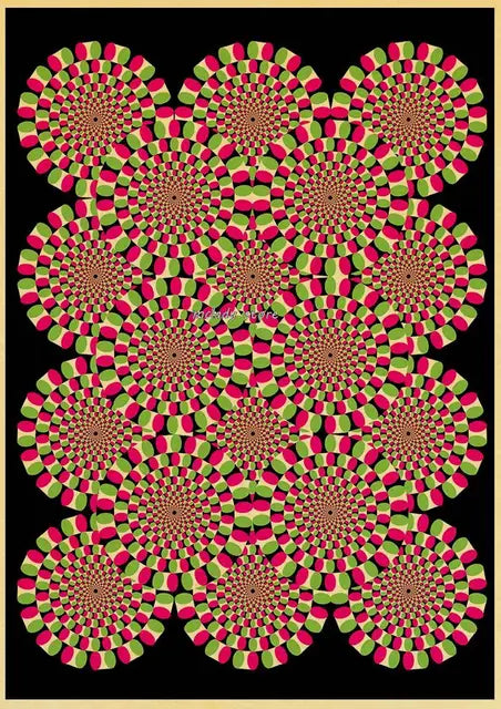 Abstract Optical Illusions Poster Prints