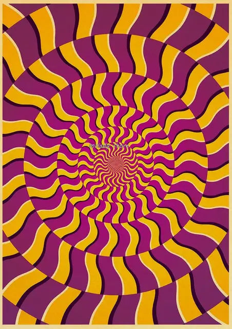 Abstract Optical Illusions Poster Prints