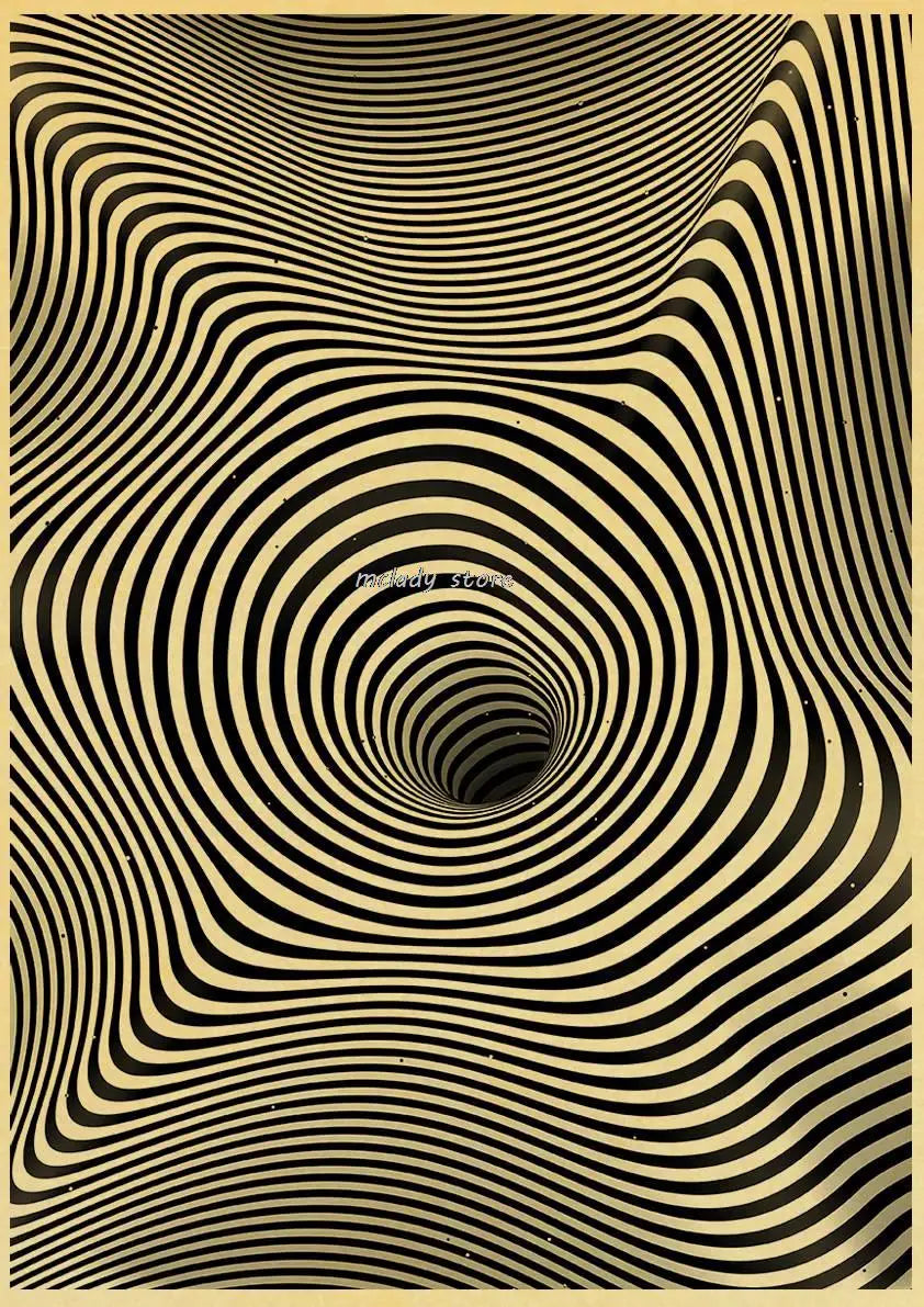 Abstract Optical Illusions Poster Prints