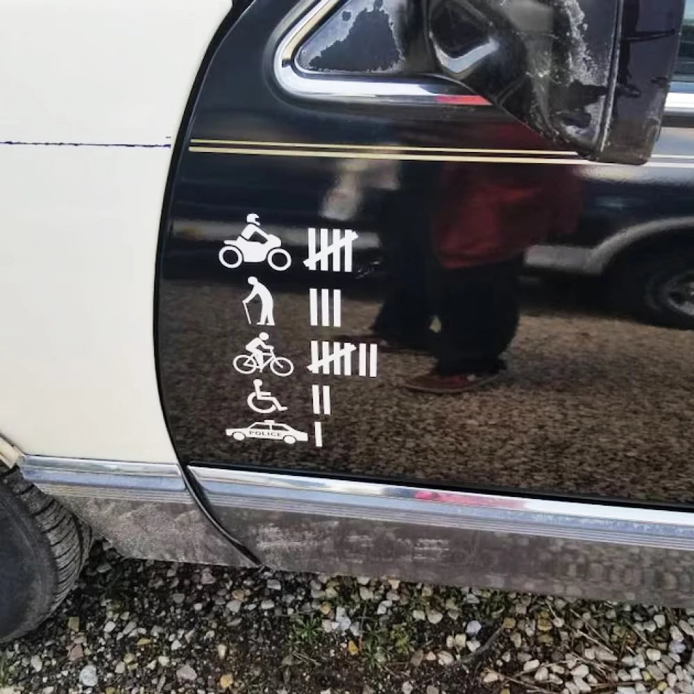 Accident Hit / Kill Count Funny Car Bumper Stickers