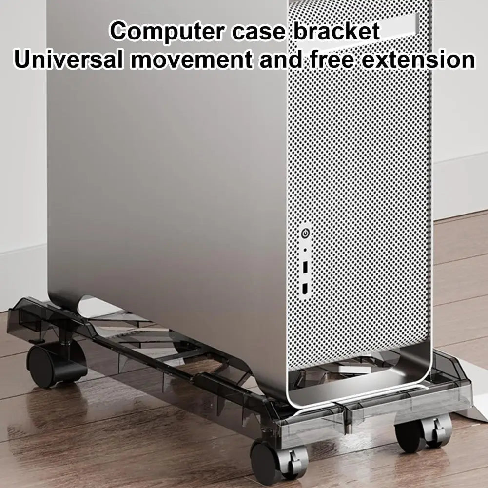 Adjustable Heavy-Duty Mobile CPU/ PC Stand