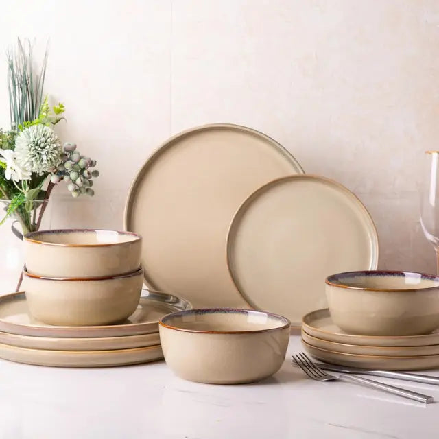 AmorArc Stoneware Dinnerware Sets