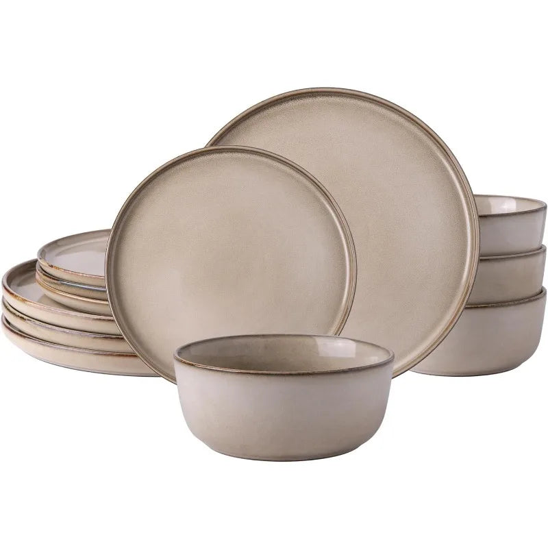 AmorArc Stoneware Dinnerware Sets