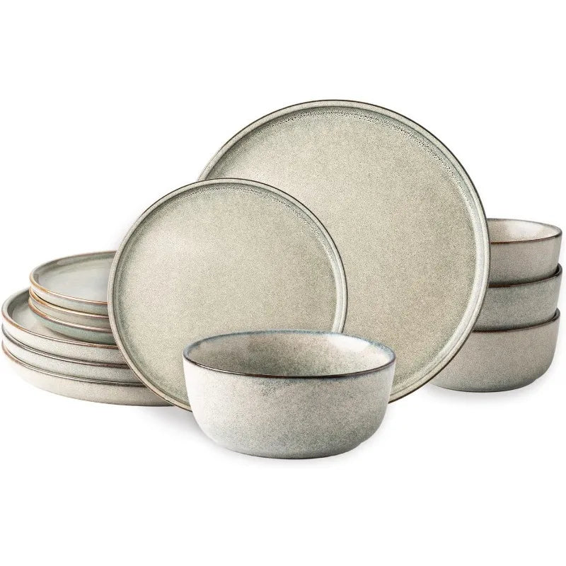 AmorArc Stoneware Dinnerware Sets