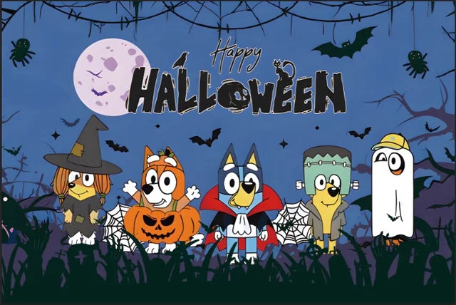 Halloween Theme Party Scene Layout Backgrounds