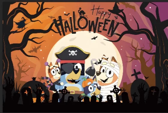 Halloween Theme Party Scene Layout Backgrounds