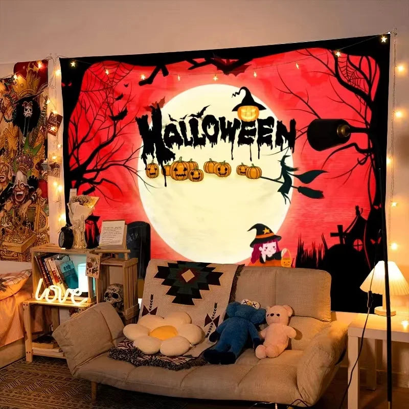 Halloween Theme Party Scene Layout Backgrounds