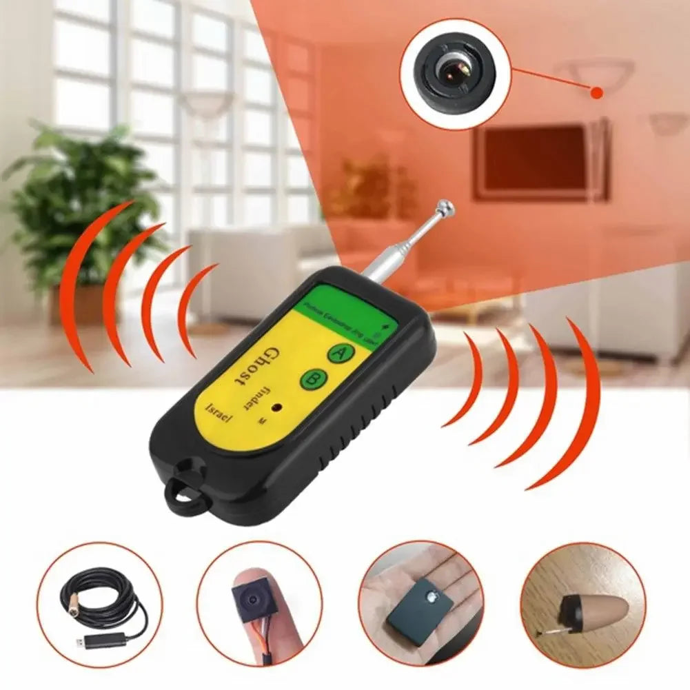 Wireless RF Signal, Camera, Tracker Detector