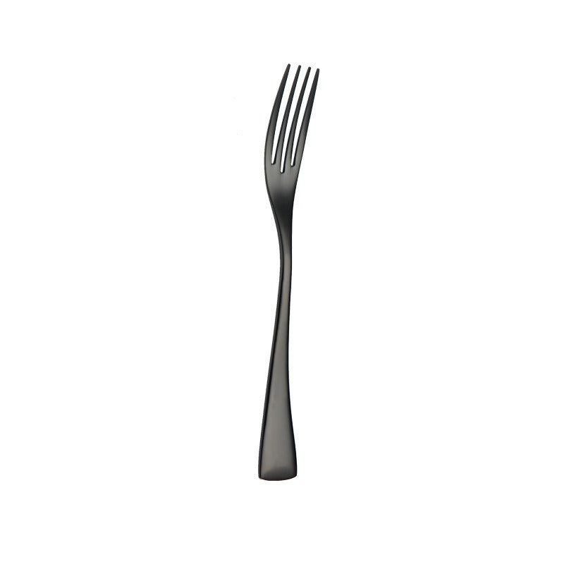 Titanium Black Stainless Steel Tableware