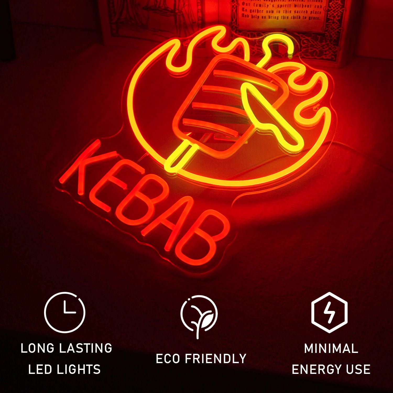 BBQ Neon Signs, Art Wall Decor