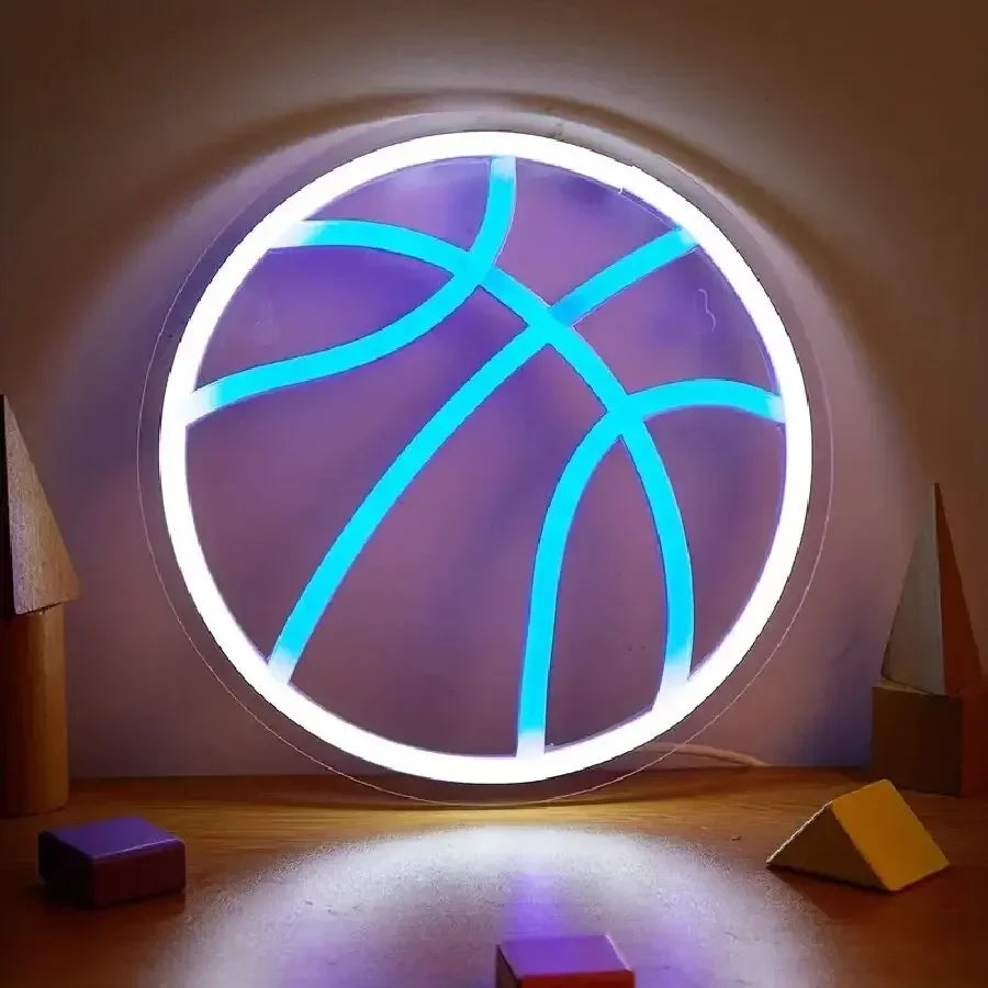 Basketball Hoop Neon Sign