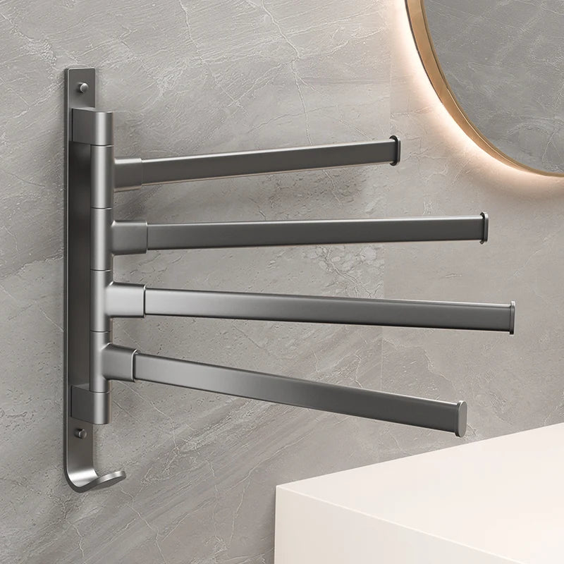 Bathroom Rotatable Towel Rack